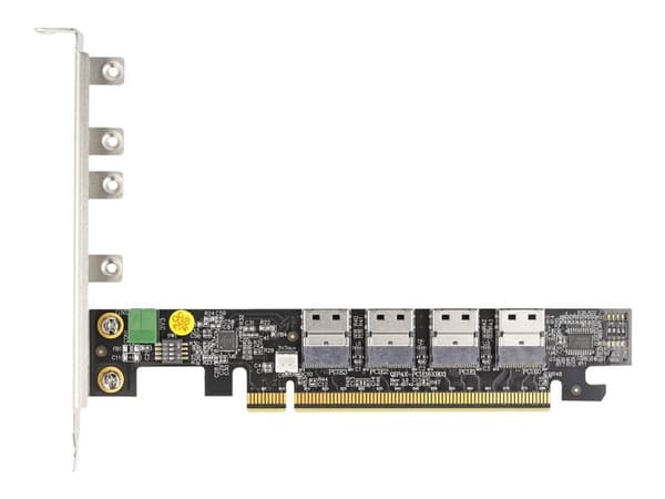 DeLOCK 90111, SFF-8654, PCIe, Hona, PCIe 5.0, Vit, Taiwan Vit