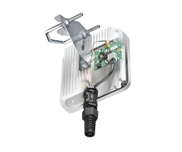 QuMini for TRB140, IP67 utendørshus med LTE omni-antenne