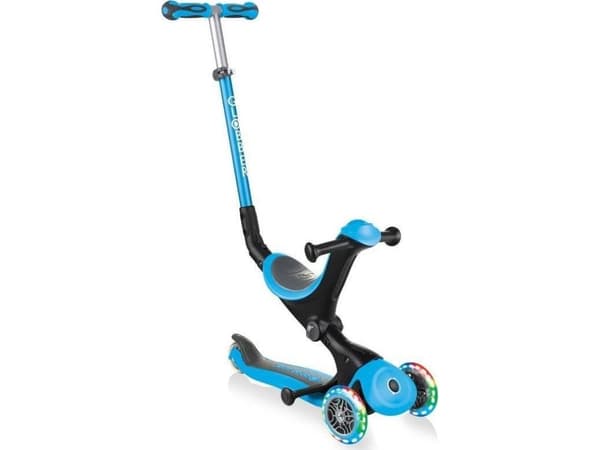 Globber GO-UP Deluxe Lights Scooter Blå (646-101)