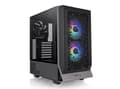 Miniatyrbild 5 av 5: Thermaltake Ceres 300 TG ARGB - Mid tower - utökad ATX - genomskinlig sidopanel (härdat glas) - ingen strömförsörjning (PS/2) - svart - USB/ljud