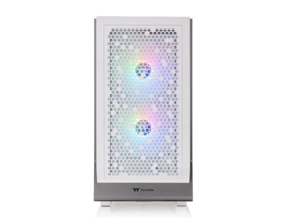 Thermaltake Ceres 300 TG ARGB Snow - Mid tower - utökad ATX - genomskinlig sidopanel (härdat glas) - ingen strömförsörjning (PS/2) - vit - USB/ljud