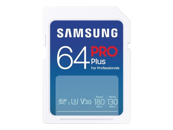 Samsung MB-SD64S/EU 64GB SD Class 3 UHS-I 180MB/s 130MB/s