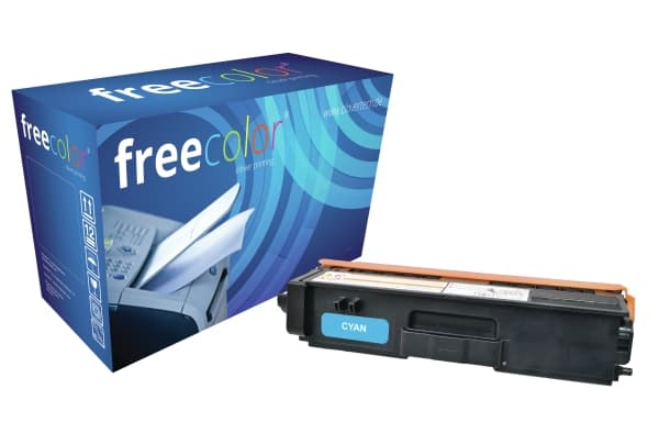 Freecolor TN320C-FRC, 1500 sider, Cyan, 1 stykker