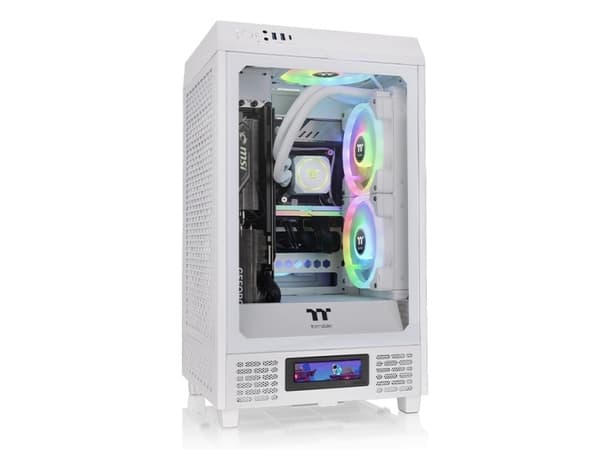 Thermaltake The Tower 200 - - sidepanel med vindu - ingen strømforsyning