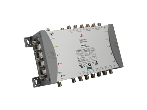 Triax TMS 5×24 C, 5 innganger, 24 utganger, 950 - 2200 MHz, 5 - 862 MHz, 1.0, 2.0, RED