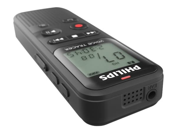 Philips Voice Tracer DVT1160 - Röstinspelare - 1 Watt - 8 GB - svart