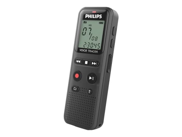 Philips Voice Tracer DVT1160 - Röstinspelare - 1 Watt - 8 GB - svart