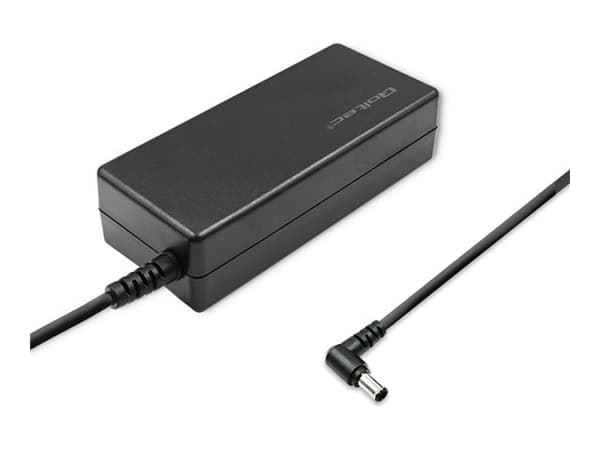 Qoltec - Strømadapter - 14V, 2.1A, 6.5*4.4, +power cable - AC 220-240 V - 30 watt - svart