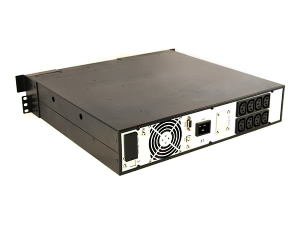 EnerGenie EG-UPSO-RACK-2000 - UPS (rackmonterbar/ekstern) - online - AC 220 V - 1800 watt - 2000 VA - 9 Ah - USB - utgangskontakter: 8