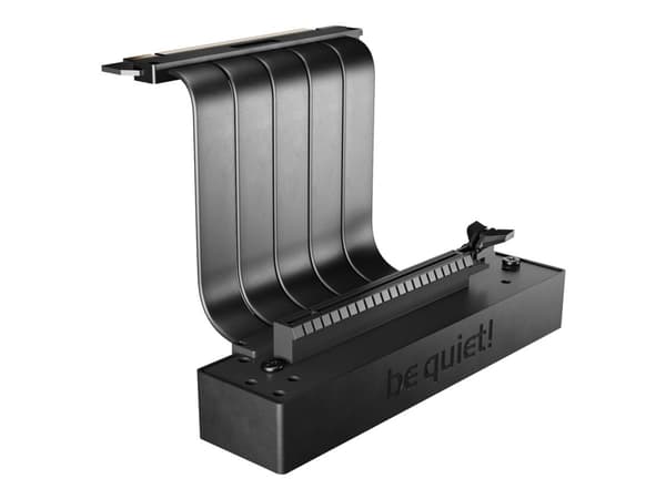 vær stille! - PCI Express x16-kabel - PCI Express 4.0 x16 (hunn) vinklet til PCI Express 4.0 x16 (hann) - 200 mm - hann - svart