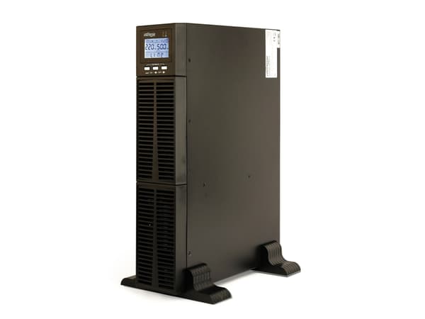 EnerGenie EG-UPSO-RACK-1000 - UPS (rackmonterbar/ekstern) - online - AC 220 V - 900 watt - 1000 VA - 9 Ah - USB - utgangskontakter: 4