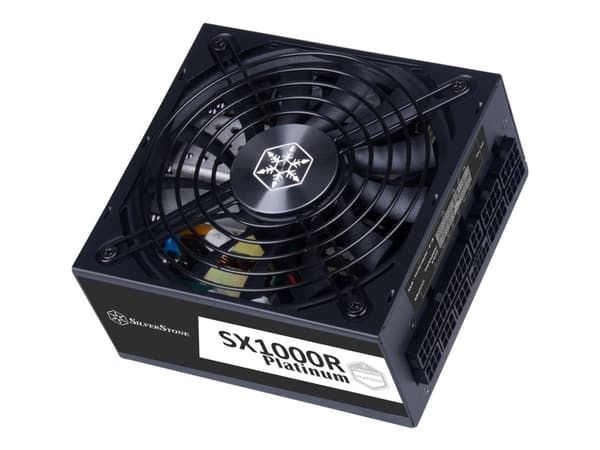 SilverStone SFX-L Series SST-SX1000-LPT - Strømforsyning (intern) - ATX12V 2.4 / SFX12V 4.0 / SFX-L - AC 115/230 V - 1000 watt - aktiv PFC - svart