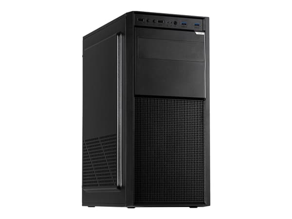 Inter-Tech A-301 Quad, Midi Tower, PC, Musta, ATX, mikro ATX, Mini-ITX, 14,5 cm, 24 cm