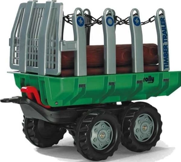 rolly toys rollyTimber Trailer, Släp till leksaksbil, 3 År, Svart, Grön, Grå