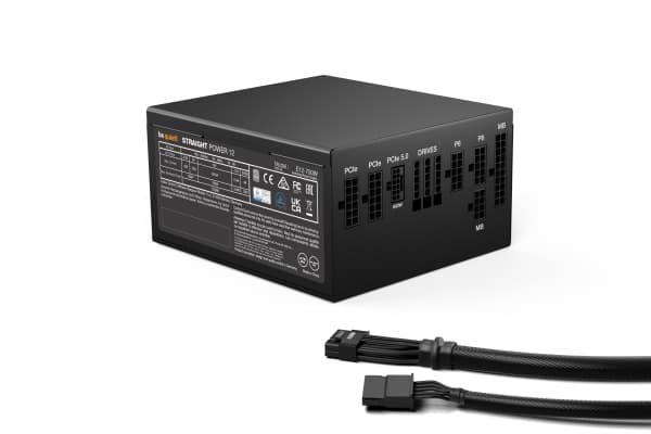 be quiet! Straight Power 12, 750 W, 110 - 240 V, 820 W, 50/60 Hz, 10/5 A, 130 W