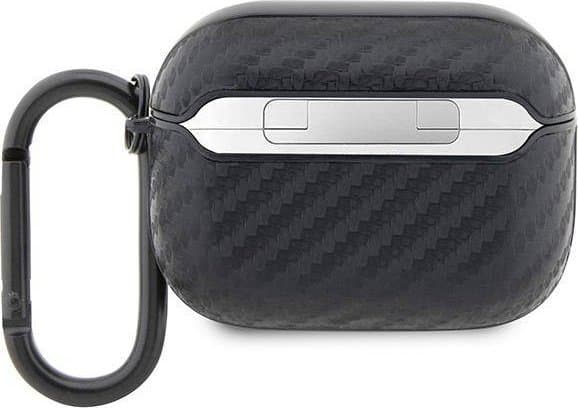 BMW BMAPWMPUCA2 AirPods Pro -suojus musta/musta Carbon Double Metal -logo