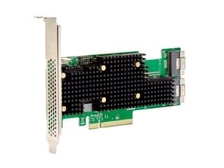 Broadcom eHBA 9620-16i, PlayStation Network, SAS, SATA, Full høyde/lav profil, PCIe 4.0, Sort, Grønn, Sølv, 5000000 timer