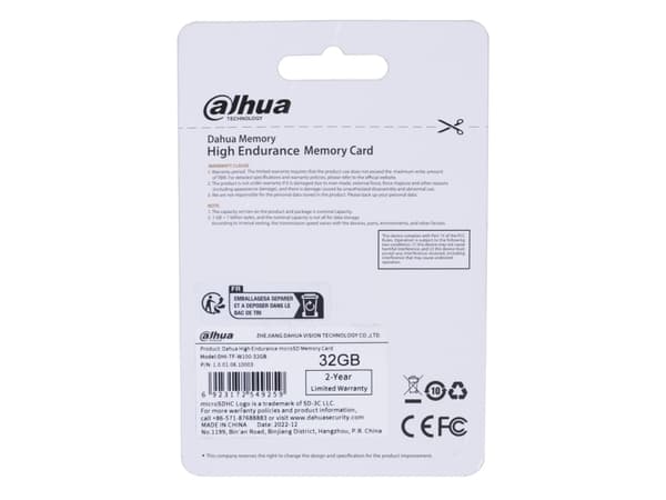 Minnekort 32GB DAHUA TF-W100-32GB