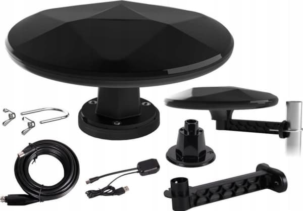 Antena RTV Mistral Antena DVB-T2 Mistral MI-ANT07 UFO - CZARNA