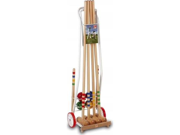 Lucio Londero Croquet LOndero med metallvogn for 4 personer