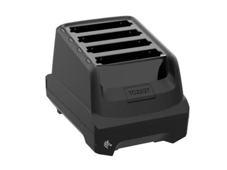 Zebra - Håndholdt batterilader - utgangskontakter: 4 - for Zebra TC22, TC27