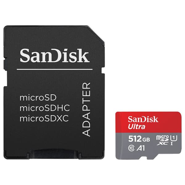 SANDISK - MicroSDXC Mobil Ultra 512GB 150MB/s UHS-I Adap