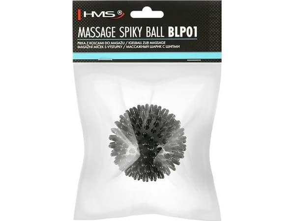 HMS BLP01 SVART LACROSSE BALL MED PIGGER FOR HMS MASSASJE