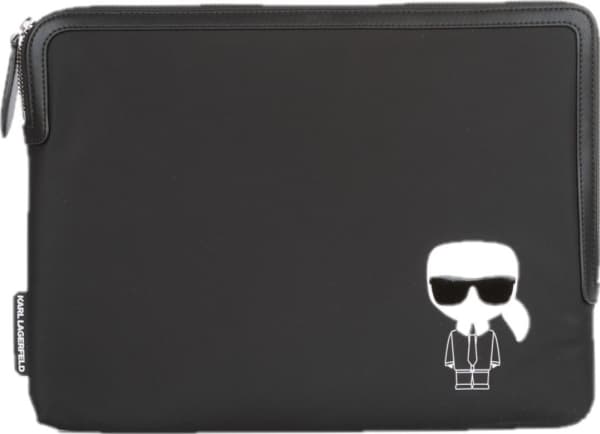 Karl Lagerfeld Sleeve KLCS16SAKCPMK 16"black Saffiano Karl&Choupette