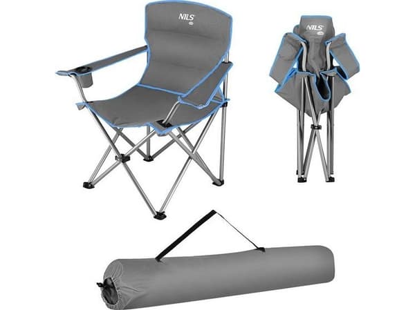 Nils Extreme NC3079 GRAY-BLUE TOURING CHAIR NILS CAMP