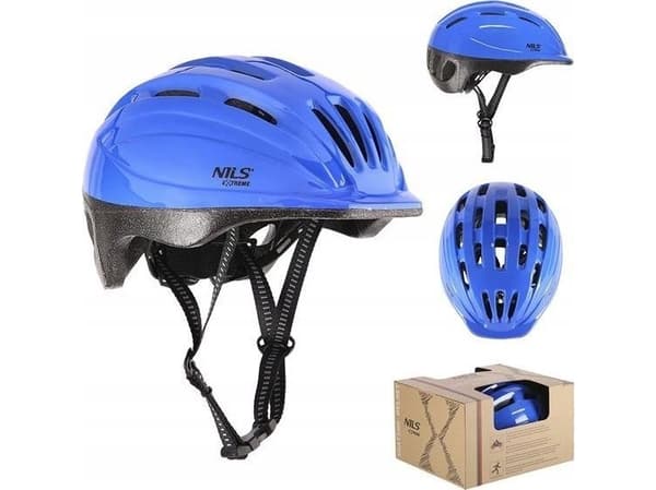 Nils Extreme MTV62J BLÅ STØRRELSE S(48-52CM) BARN NILS EKSTREMEHJELM