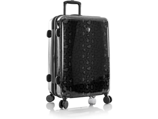 Heys Black Leopard Fashion Spinner 66 cm -matkalaukku