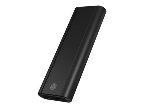 ICY BOX Ekstern Lagringspakning USB 3.2 (Gen 2) M.2 NVMe-kort / PCIe (NVMe) Sort