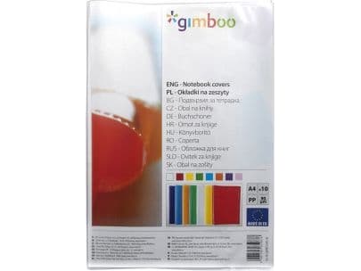 Gimboo Transparent deksel for A4-notatbøker