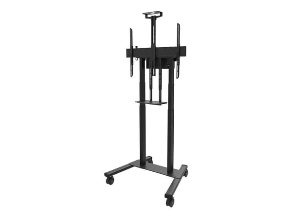 Neomounts AV1-875BL - Monteringskomponent (kamerahylle, hylle, 2 adapterplater) - for videostang - stål - svart - vognmonterbar - for Neomounts FL55-