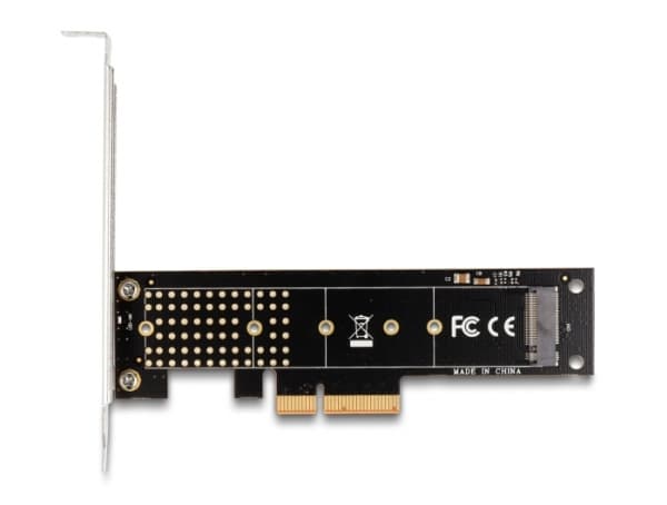Delock - Lagringskontroll - M.2 - M.2 NVMe-kort - lav profil - PCIe 4.0 x4