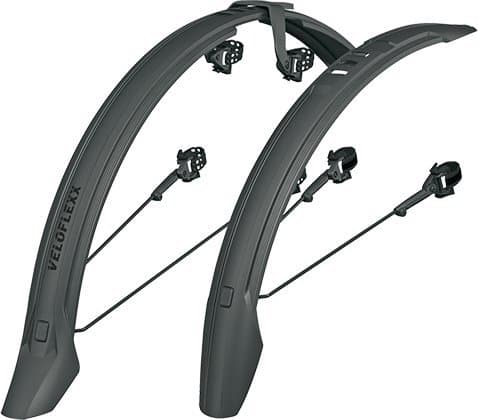 SKS VELOFLEXX 65 29 ZOLL, Etu- & takaroiskeläppä (pakkaus), Säänkestävä, Vedenpitävä, Musta