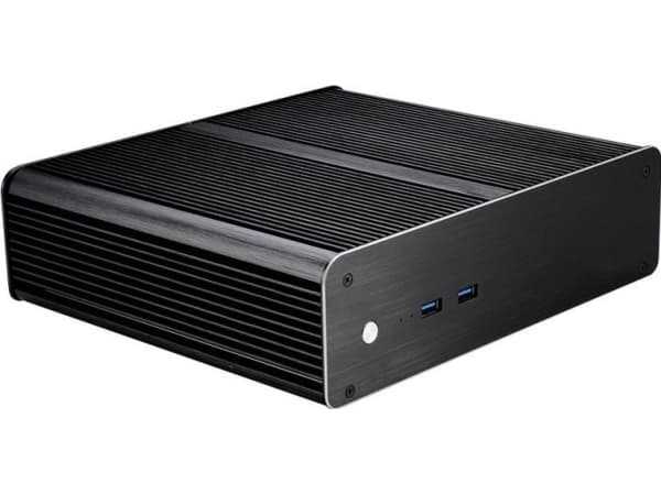 Akasa Euler T Plus Thin Mini-ITX veske - svart (A-ITX57-M1B) Sort
