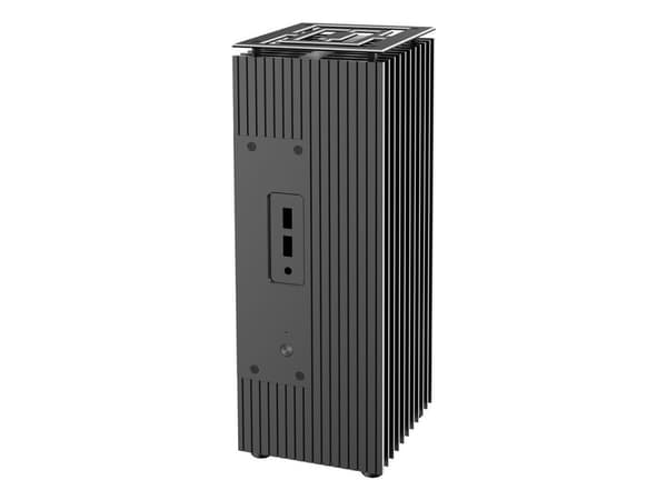 Akasa Turing AC Pro, Small Form Factor (SFF), PC, Svart, UCFF, Gjuten aluminium, Koppar, HDD, Energiljus