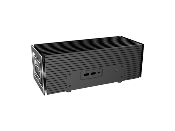 Akasa Turing AC Pro, Small Form Factor (SFF), PC, Svart, UCFF, Gjuten aluminium, Koppar, HDD, Energiljus