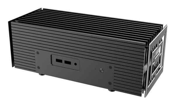 Akasa Turing AC Pro, Small Form Factor (SFF), PC, Svart, UCFF, Gjuten aluminium, Koppar, HDD, Energiljus