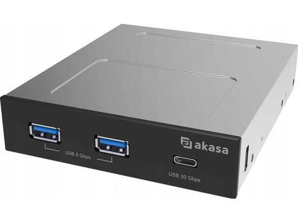 Akasa AK-ICR-36, Universal, Frontpanel, Svart, 3.5", 1 styck