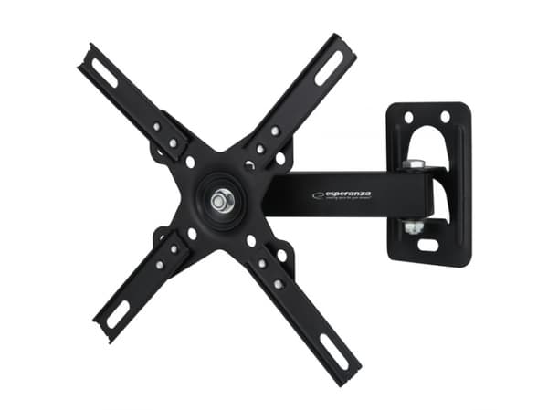 Esperanza HORUS, 75 x 75 mm, 200 x 200 mm, -25 - 25°, 360°, Metall, Svart Svart