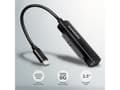 Miniatyrbild 2 av 5: Axagon ADSA-FP2C USB-C 5Gbps - SATA 6G, 2.5 SSD/HDD SLIM adapter - Adapter - Digital/Daten, USB Type-C, SATA, Hankoppling, Svart, PC / Notebook / Tab