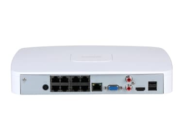Dahua Technology WizSense NVR4108-8P-EI, 8 kanaler, 3840 x 2160 pixel, 720p, 960p, 1080p, HDMI: 3840 × 2160, 1920 × 1080, 1280 × 1024, 1280 × 720 VGA