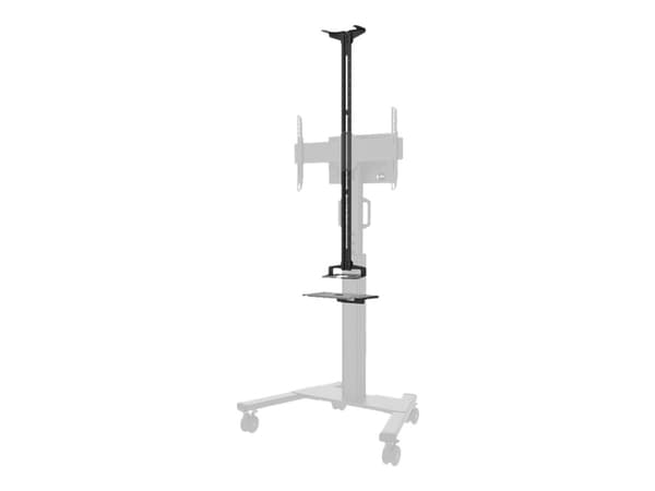 Neomounts AV1-825BL - Monteringskomponent (kamerahylle, hylle) - for videostang - stål - svart - vognmonterbar - for P/N: FL50S-825BL1, FL50S-825WH1