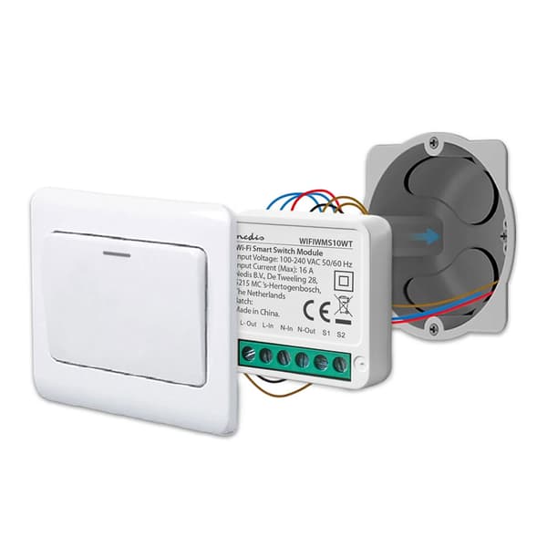 Nedis SmartLife Strømbryter Wifi 3680W