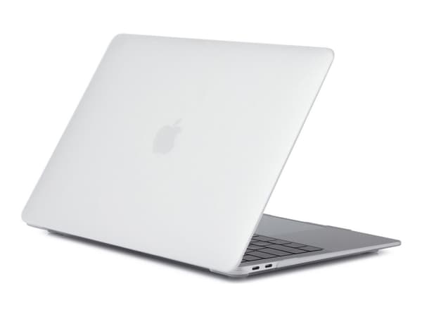 eSTUFF - Hårt fodral för bärbar dator - 15" - clear frosted - för Apple MacBook Air (15.3 in, M2)