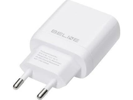 25W GaN USB-C vegglader + USB-C kabel, hvit