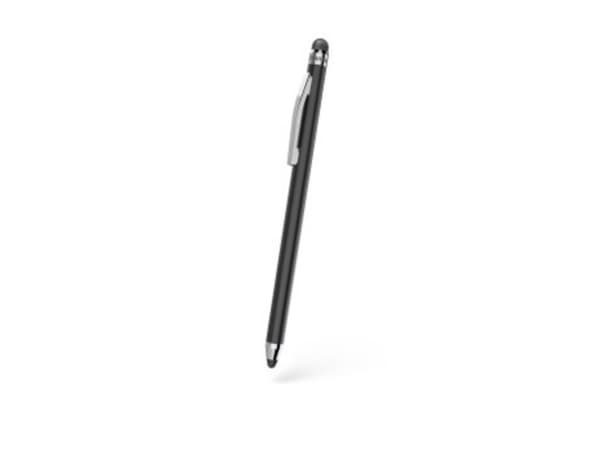 Hama Twin-Stylus, Surfplatta, Varje varumärke, Svart, Kapacitiv, Svart, Gjuten aluminium