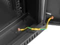 Miniatyrbild 4 av 5: Lanberg V2 - Rack skåp - flat pack, med nätdörr, 600x800 - fristående - RAL 9004, svart - 15U - 19"